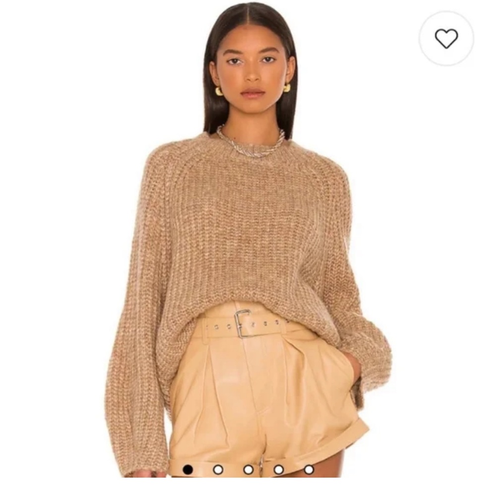 Weekend Stories-  Sonoma Crew Neck Sweater in Toffee | size xsmall